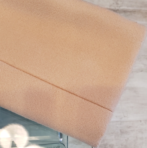 NWT - Elegant camel color lapel wool coat - Picture 8 of 11